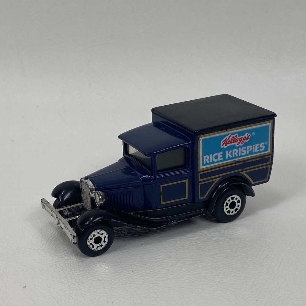 Rice‎ Krispies Delivery Truck Model A Ford Vintage 1979 Matchbox Kellogg's